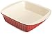 Good Cook 04409, Red 2 Quart Square Ceramic Dish