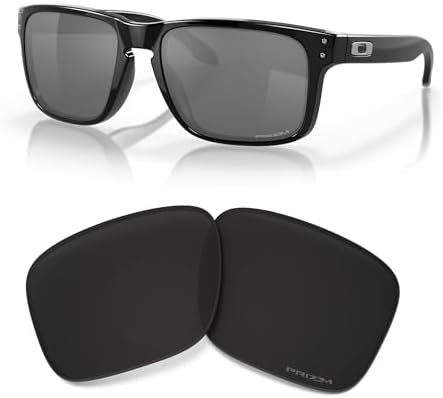 Amazon.com: Oakley Holbrook Sunglasses Polished Black with Prizm