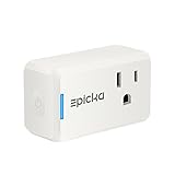 EPICKA WiFi Smart Plug Mini - Wireless Smart Plug Socket Outlet Works with Amazon Alexa and Google Assistant, No Hub Required, Remote Control Your Devices from Anywhere, Occupies Only One Socket