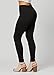 Buttery-Soft Printed Leggings for Women 100+ Prints and Solids in Regular and Plus Size - Full Length Black - Plus Size