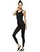 Mind Code Women's Active Yoga Wear Sleeveless Unitard Jumpsuit Bodysuit (Small, AP25)