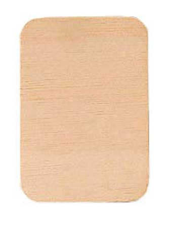 Set of 24 Unfinished Wooden Rectangle Sign Cutouts for Crafting and Creating