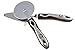 Pizza Cutter / Slicer & Pie Server Tool Kit by B of J, Professional Pizza-Server Spatula with 1mm Rust-free Thick Stainless Steel Blade Slice Deep Toppings & Crunchy Dish Pizzas.