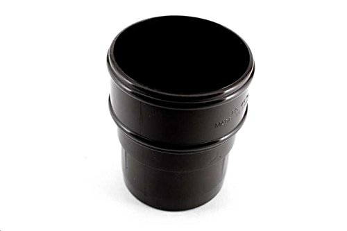 Marshall Tufflex Pipe Socket/Joiner for 68MM Round Downpipe RWS1 (Black)