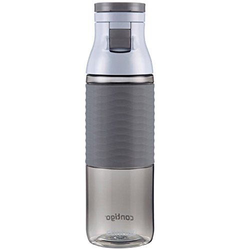 Contigo Jefferson Flip Top Water Bottle, 24-Ounce, Smoke