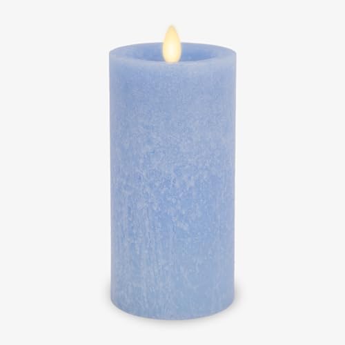 Luminara Sea Glass Flameless LED Pillar