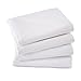 4 Pack 100% Cotton Allergy Control Pillow Protectors by Great Bay Home. Hypoallergenic Dust Mite & Bed Bug Resistant 400 Thread Count Zippered Pillow Covers. Lifetime Replacement. (Standard)