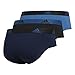 adidas Men's Stretch Cotton Brief Underwear (3-Pack), Collegiate Navy/Black Black/Core Blue Core Blue/Bl, MEDIUM
