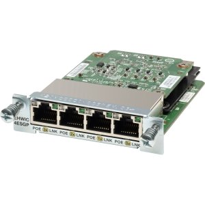 Cisco EHWIC-4ESG= 4 Port 10/100/1000 Enhanced High-Speed WAN Interface Card