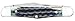 Case Burnt Indigo Half Whittler Pocket Knife