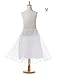 Remedios Kids White 3 Layers Wedding Flower Girl Petticoat/Underskirt/Crinoline,Small / 18-26 Inches, White