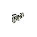 Strike Industries 1911 Grip Screw Bushings with Chrome Coating x4 pcs (Screws Sold Separately)