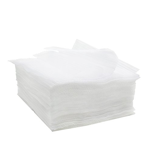 110 Count - 12 Inches x 12 Inches Cushion Foam Wrap Sheets Moving Supplies Packing Foam Packing Material for Dishes, Plates, Glasses, Cups, Furniture Legs or Edges, for all Purpose Protection, Storage