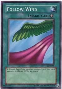 Yu-Gi-Oh! - Follow Wind (LOB-098) - Legend of Blue Eyes White Dragon - Unlimited Edition - Common