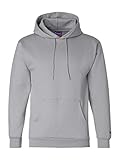 Champion Men's Front Pocket Pullover Hoodie Sweatshirt, Medium, Light Steel