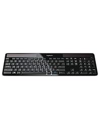 Teclado solar inalámbrico K750, de Logitech , Negro talla única