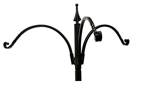 Kettle Moraine 3 Arm Bird Feeder Pole Set with Twister Ground Socket