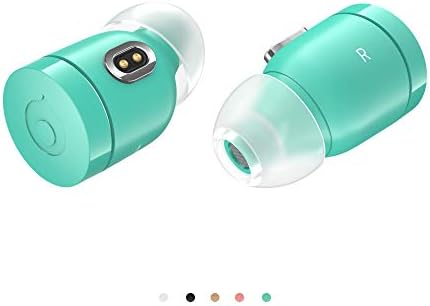 Crazybaby Nano 1S True Wireless Earbuds Bluetooth 5.0 Wireless Headphone 15H Playtime Stereo Sound Headset IPX4 SweatProof In-Ear Sports Earphones Built-in Microphone with Charging Capsule(Mogao Blue)