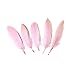 Goose feather,Hgshow 100Pcs beautiful feathers 6-8 inches 15-20 cm, choose color Useful charming