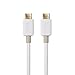 Cable Matters 2-Pack USB C to USB C Cable (USB Type C Cable / USB-C Cable) in White 6.6 Feet for Samsung Galaxy S9/S8/Note 8, LG G6/V30, Nintendo Switch, Google Pixel/Nexus 5X/6P and More