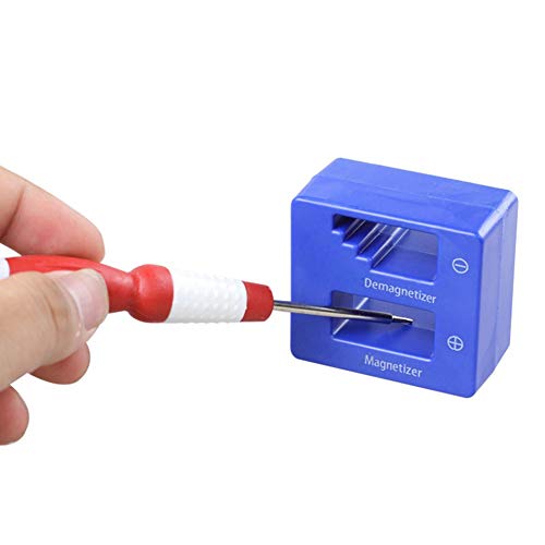 Magnetizer, Maserfaliw Durable Magnetizer Demagnetizer Screwdriver Tip Screw Bit Magnetic Pick Up Tool - Blue, Home Essential Tools, Holiday Gifts.