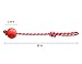Quality Star store Dog Toys, Indestructible Rubber Ball on a Rope, for K9 Training and Teeth Cleaning, Chew Toys, Interactive Toy for Large/Small/Medium Dogs, Red