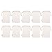 Augbunny 9oz 100% Cotton Canvas Drawstring Jewelry Favor Bag Eyeglasses Smartphone Pouch 10-Pack