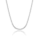MiaBella Solid 925 Sterling Silver Italian 5mm Diamond Cut Cuban Link Curb Chain Necklace for Women Men, 16