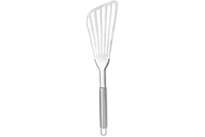 Slotted Food Turner Stainless Steel Fish Spatula Turning Flipping Frying Grilling Egg Kitchen Barbecue Spatula