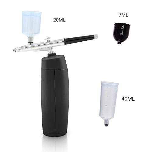 Pinkiou Airbrush Makeup Machine Kit with Large Capacity Spray Pen Gun