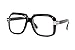 Hip Hop Rapper Retro Large Clear Lens Eye Glasses, Black