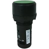 ABB ABB CP1-10G-10 22mm Assembled Pushbutton, Flush, Green, Compact