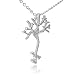 COS (TM) Nerve Cell Science Pendant Necklace (Small Silver)