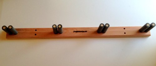 Pro Board Racks Ski Wall Rack Mount - 4 Vertical Sets of Skis