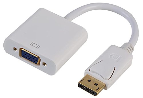 Pro Signal DisplayPort Male-to-VGA Female Adaptor, White
