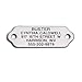 LuckyPet Rivet-On Pet ID Tag - Personalized, Silent and Customized - Suitable for Cats and Dogs - Heavy-Duty Pet Identification - Engraved Tags - Medium, Mirror Finish Stainless Steel