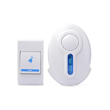 MLD Wireless Remote Control Plastic Door Bell (Colour and Design May Vary)