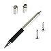 2 in 1 Stylus for Ipad Touch Screen KLTRUST Capacitive Round Thin Tip Disc Stylus for iPad pro 2 3 4 Mini Air 2 iPhone 7 7s 6 6s(Silver)