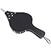 DYWISHKEY Bellows, Fireplace Bellows 17 Inch x 7.5 Inch, Air Bellow Fireplace Blower Leather Bellows Fire Bellows for Fireplaces, BBQ and Camping, Bellow with Hanging Leather Strap, Black