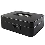 KYODOLED Large Cash Box with Combination Lock Safe