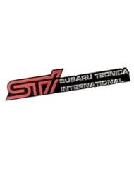 Automotive Parts and Accessories: STi Subaru Technica International Aluminum Engine Hood Emblem Badge Nameplate for Subaru Forester II Type M tS Outback Impreza WRX STi 22B S201 S202 S203 S204 R205 S206 Legacy GT RS RA RA-R S401 S402 R14 RB5 EXIGA 2.0GT - ERPART