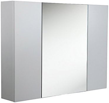 Amazon Com Fresca 32 White Medicine Cabinet W 3 Doors Home Improvement