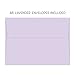 Rustic Burlap Invitations with Florals. 25 Lavender Envelopes and Fill in the Blank Invites for Bridal Showers, Baby Showers, Birthdays, Graduations, Christening, Baptism, Dinner Parties, Rehearsal Di