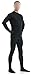 Ensnovo Mens Mock Neck Full Body Unitard Spandex Zentai Suits Costumes