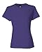 Hanes 4.5 oz Women's NANO-T Lightweight Premium T-Shirt - Purple - XL