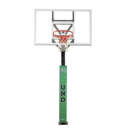 NCAA North Dakota Fighting Hawks Goalsetter Basketball Pole Pad, Green, One size - Thumbnail 5