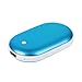 Cypers Double-Side Rechargeable Hand Warmer 5200mAh Portable Power Bank for iPhone, Samsung Galaxy and Android Phone(Blue)