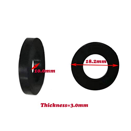 MENSI Propane Gas Adapter Accessories Soft Rubber Pipe Connector Gas Leakage Sealing O-Ring Gaket Set of 10 - Thumbnail 4