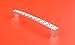 XLX Square Crystal Glass Decorated Stainless Steel Door Cabinet Drawer Handle Pull