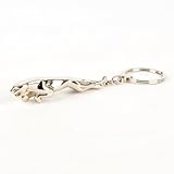 Jaguar Leopard shape Metal Key Ring Keychain Fob